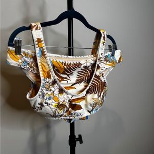 NWT Cupshe Floral Print Two Piece Bikini Set Size M & L Vacation Beach